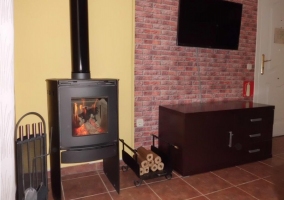Detalle de la chimenea