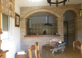 Cocina y comedor