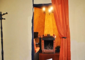 Chimenea en el salón