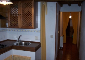Cocina comedor junto a la sala de estar