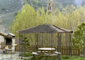 Pérgola en el patio