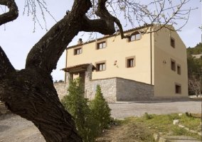 Fachada de la casona