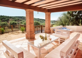 La casa con piscina