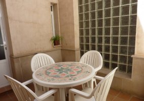 Furnished terrace