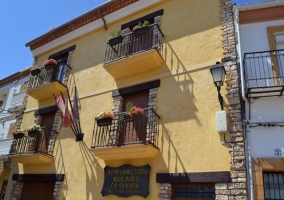 Fachada de la casa 