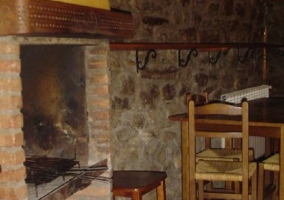 Comedor con barbacoa