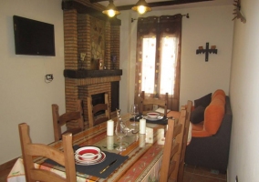 Salón comedor acogedor