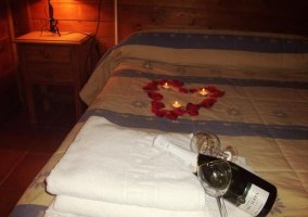 Dormitorio con camas individuales