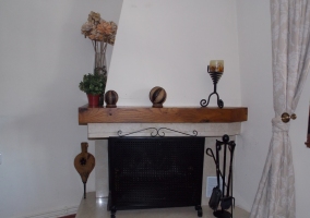 Sofá en la sala de estar