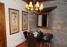Chimenea en el salón