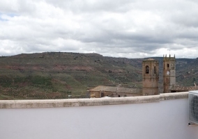 Vistas del pueblo desde la terraza