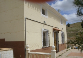 Patio exterior de la casa