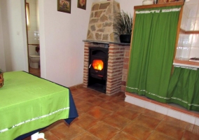 Chimenea de la vivienda