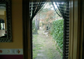 Acceso a la terraza
