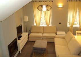 Dormitorio con 2 camas individuales