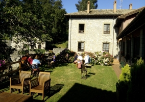 terraza jardín