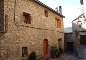 Vista de la fachada de la casa