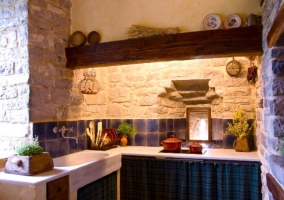 Cocina con detalles