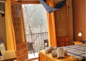 Dormitorio doble con vistas