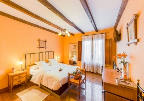 Habitación melocotón