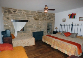 Dormitorio cuádruple
