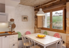 cocina con vistas