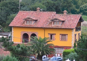 fachada de la casa 