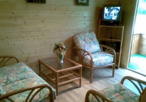 Sala de estar con zona de descanso