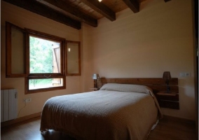 Habitación de matrimonio en madera