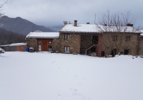 Vistas de la casa nevada