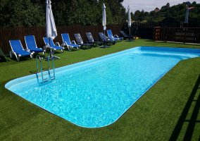 Piscina de agua salada
