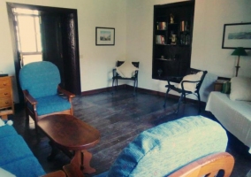 Sala con sofá cama