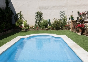 La piscina de la casa