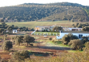 Piscina con vistas al campo