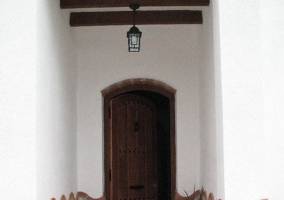 Acceso principal de la casa