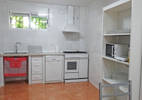 El amplio salón de la casa