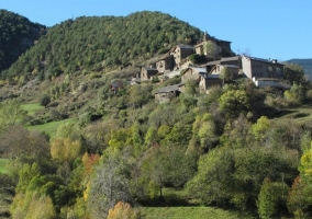 Vistas del albergue entre naturaleza