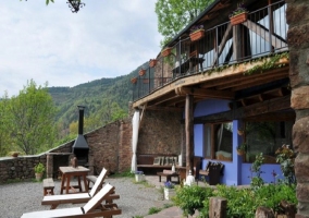 Dormitorio de matrimonio con vistas