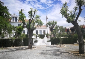 Entrance to the house