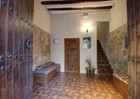 Entrance to accommodation