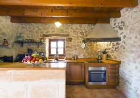 salón chimenea