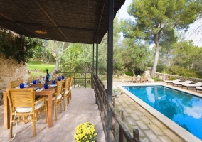 La finca a la entrada