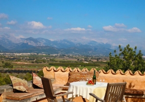 Terraza ático con vistas