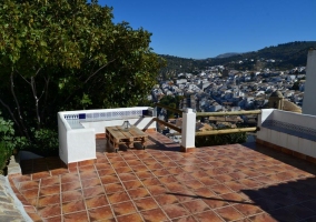 Azotea con vistas al pueblo