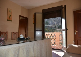 Sala de estar con calefacción