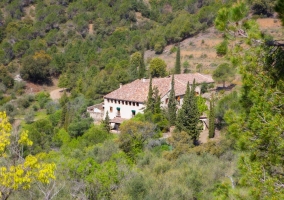 Sala de estar con chimenea