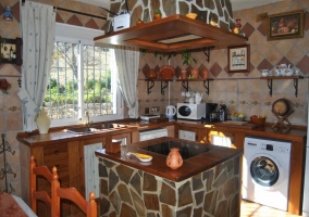 Cocina comedor junto a la zona de estar