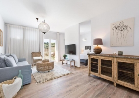 Estudio con cama extragrande