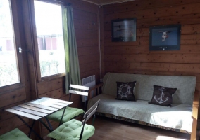 Bungalow un dormitorio 3 pax