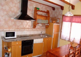 Sala de estar con cocina